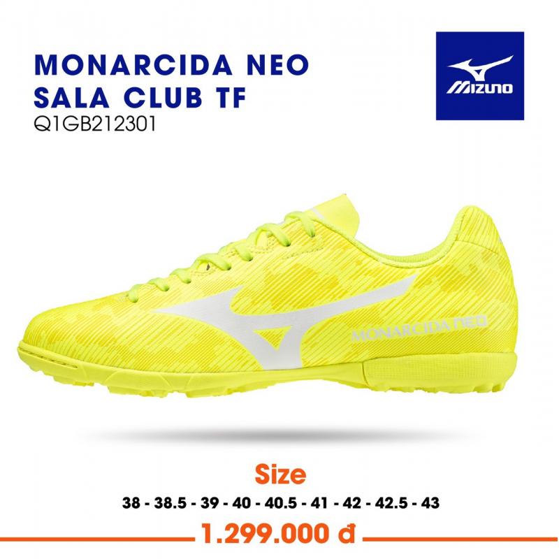 MIZUNO MONARCIDA NEO SALA CLUB TF VÀNG TRẮNG