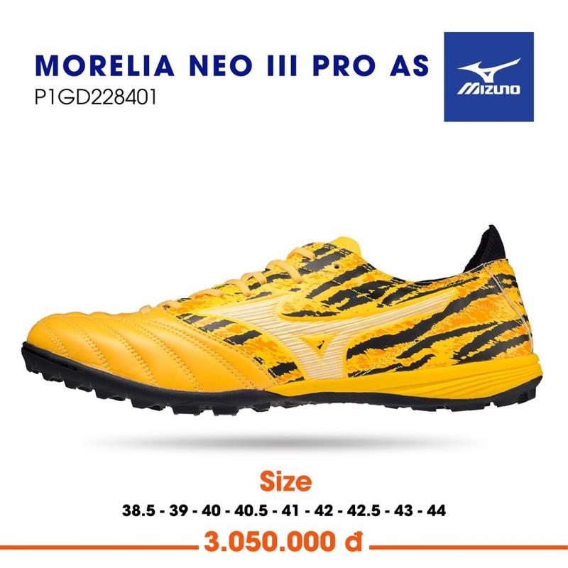 Giày MORELIA NEO III PRO AS P1GD228401 Vàng Trắng